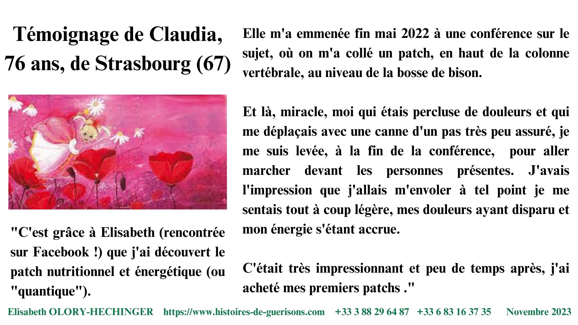 Claudia premier patch